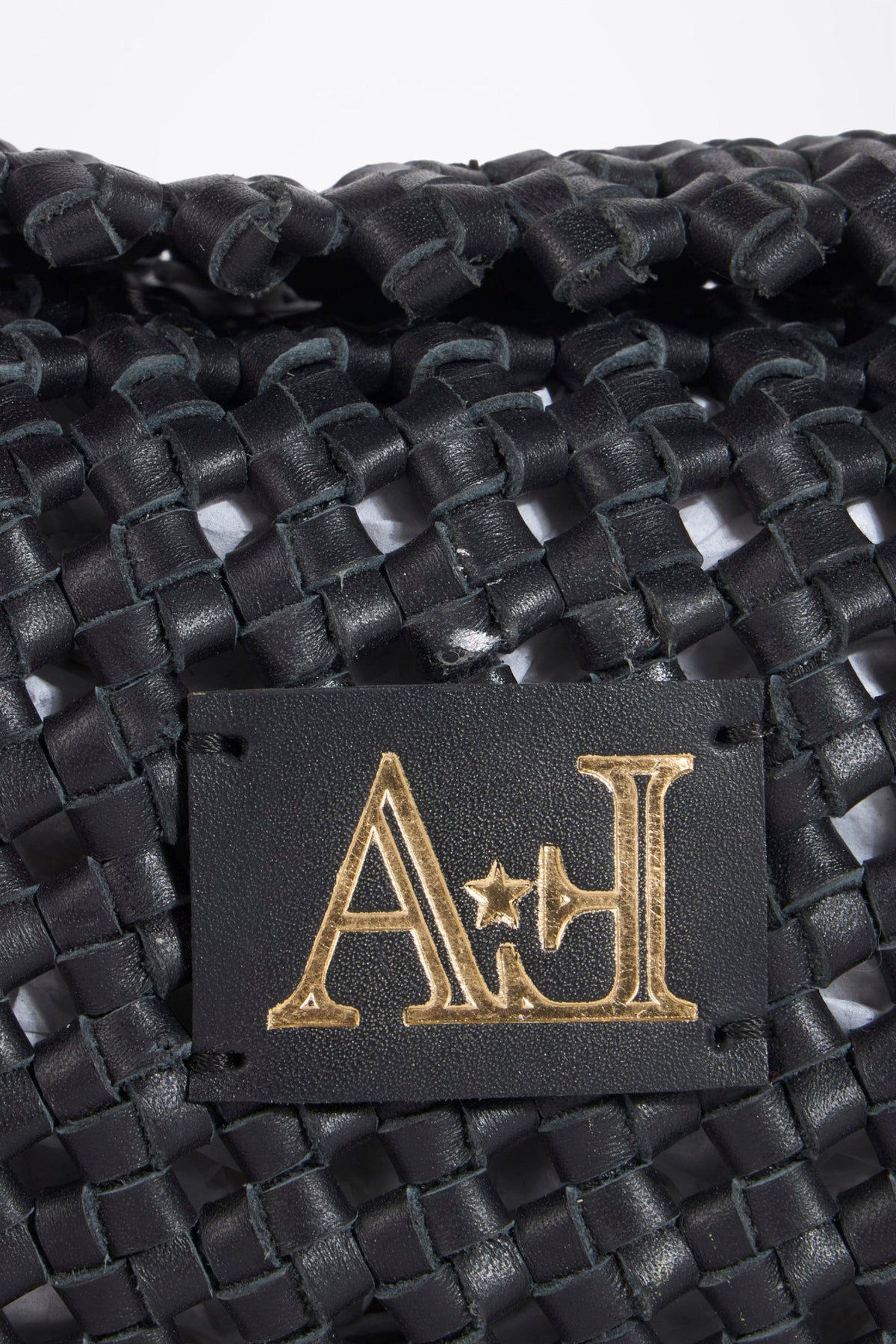AF logo plaque close-up