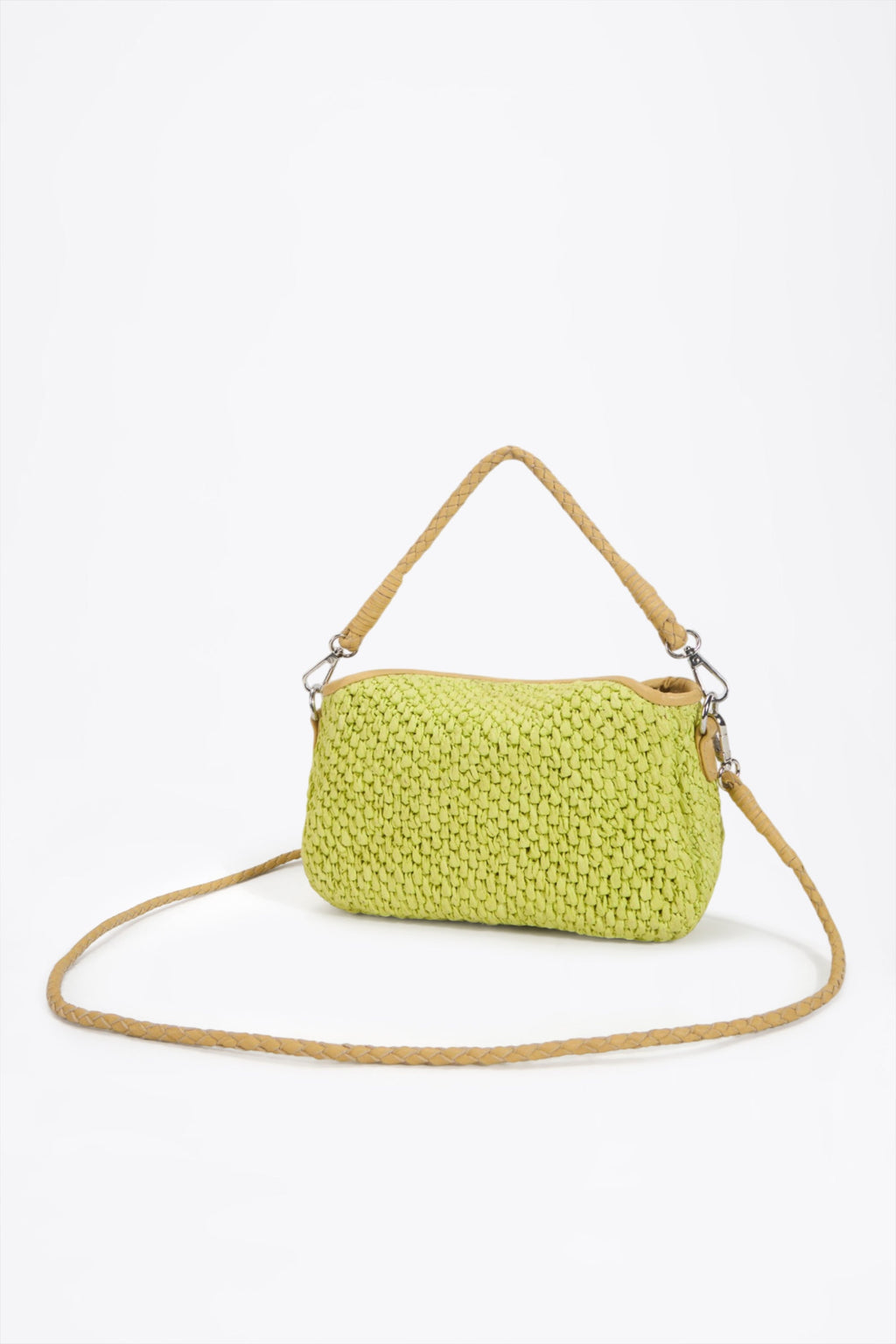EJA Crossbody Bag Lime Green - Back View