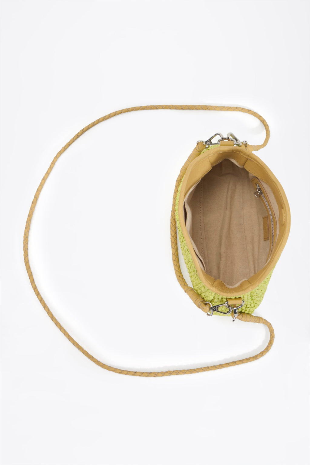 EJA Crossbody Bag Lime Green - Side View